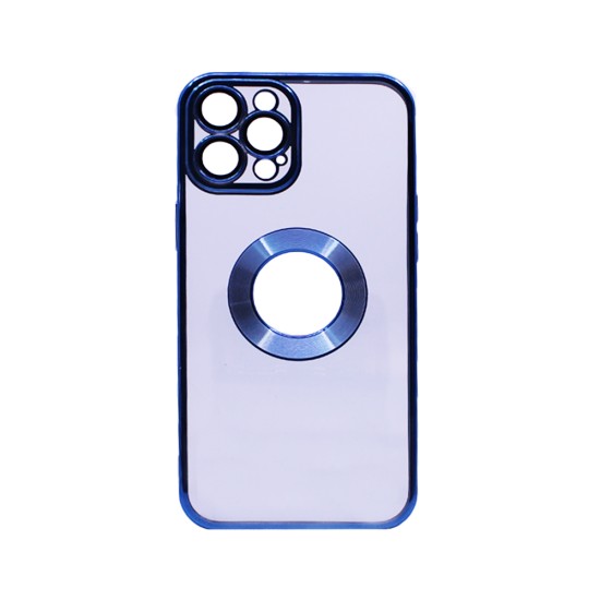 Hard Silicone Case with Camera Protector for Apple iPhone 12 Pro Max Blue Hard Silicone Case with Camera Protector for Apple iPhone 12 Pro Max Blue